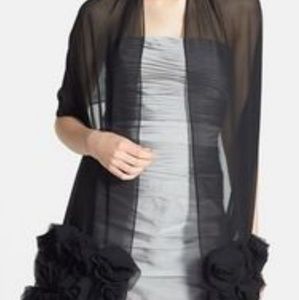 NWT Betsey Johnson Blue sheer wrap